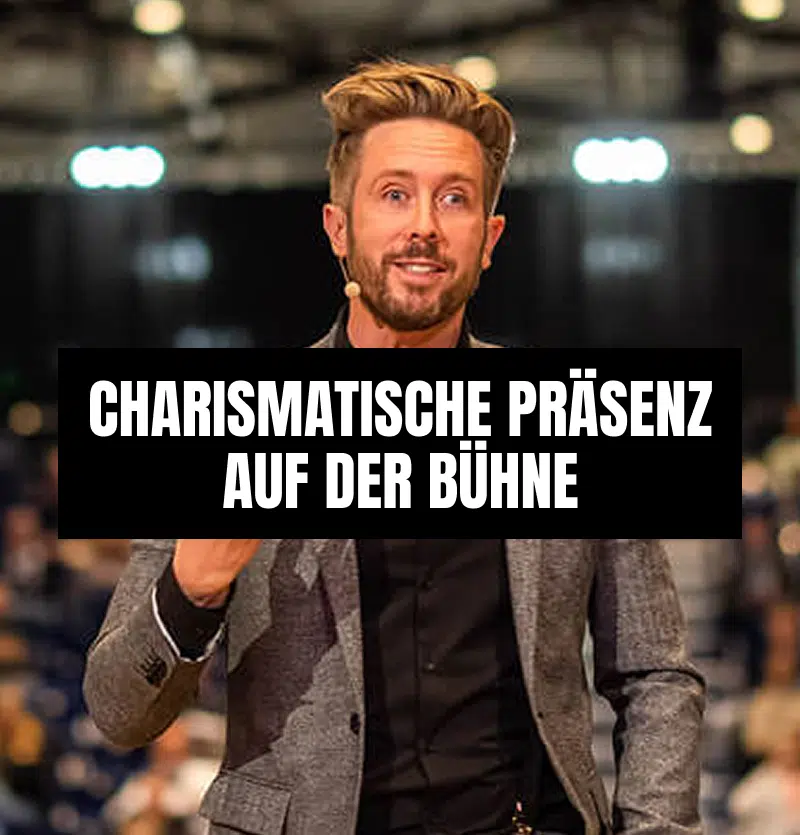 Charismatische Präsenz auf der Bühne