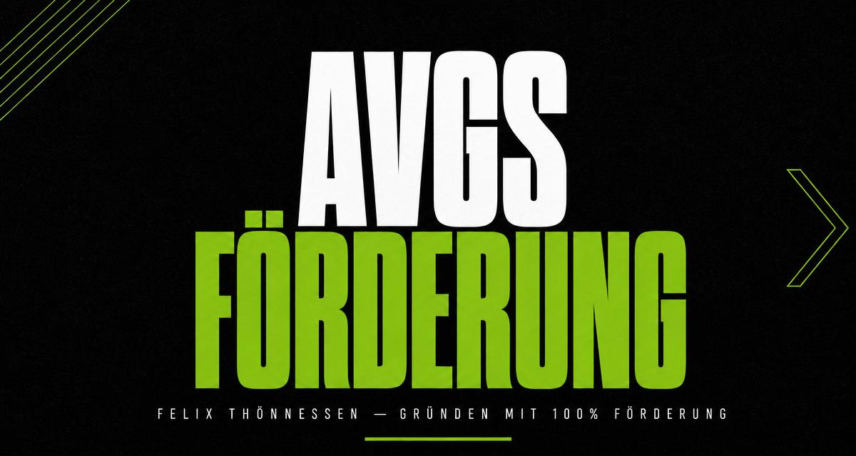 AVGS Coaching für Gründer | 100% gefördert | Felix Thönnessen