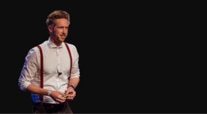 Felix Thönnessen während einer Keynote