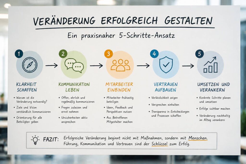 Mitarbeiter durch Veränderung führen