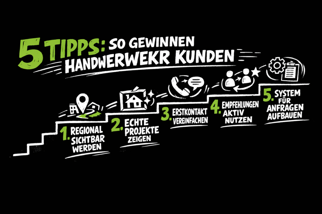 Tipps. So gewinnen Handwerker Kunden 