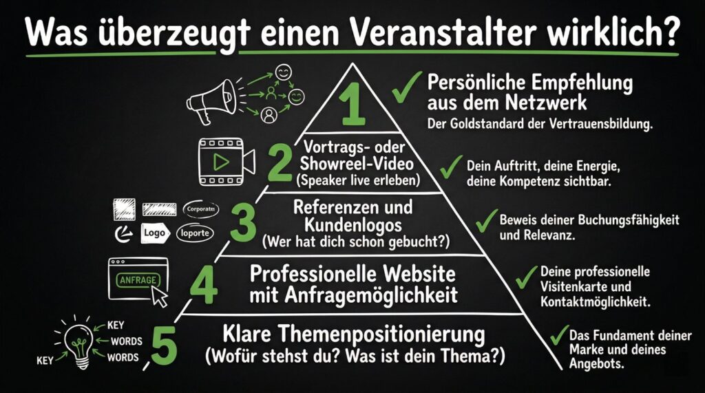 Rednervermittlung und Veranstalter überzeugen 