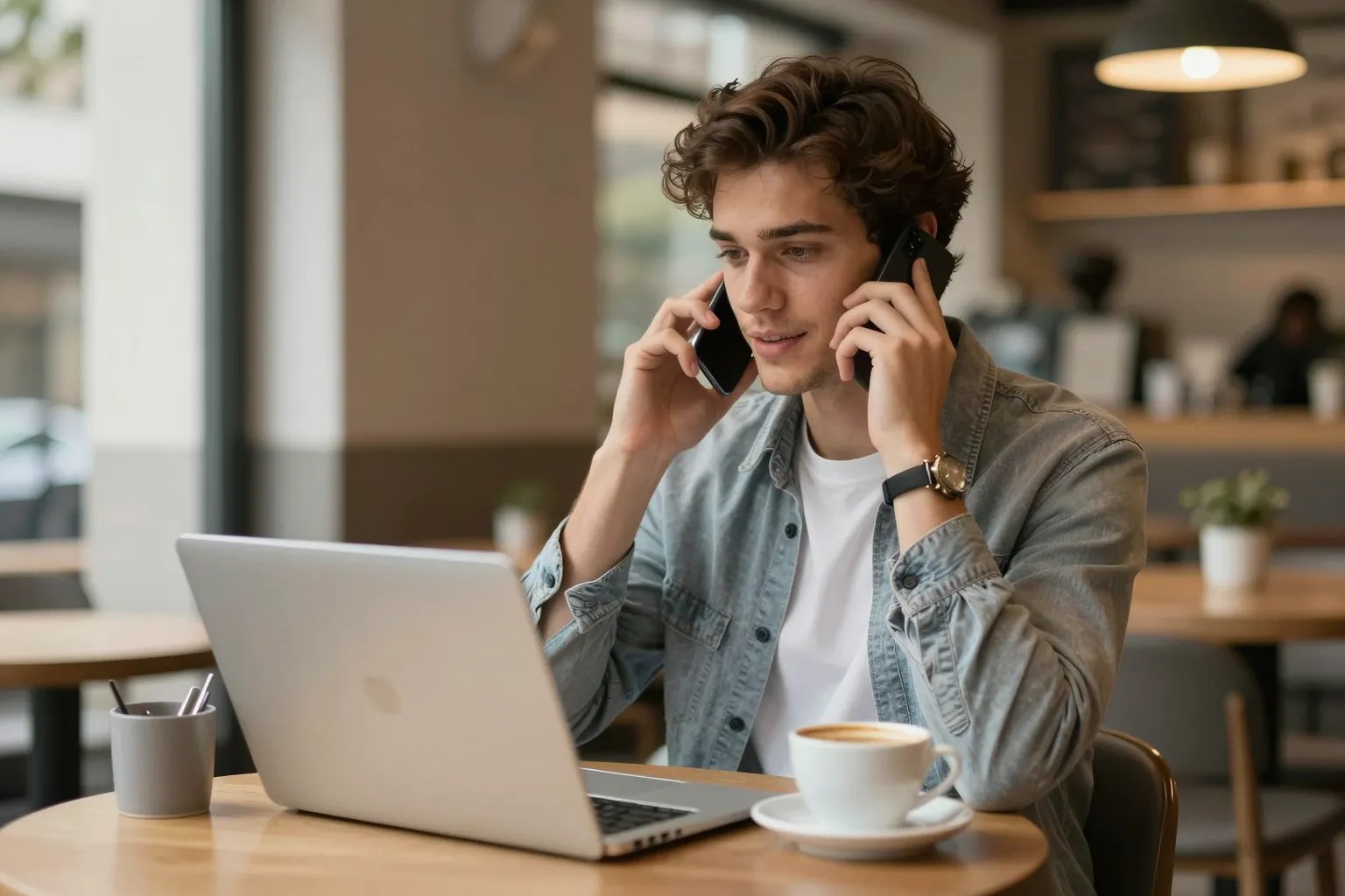 Zu Sales am Telefon gelangen 
