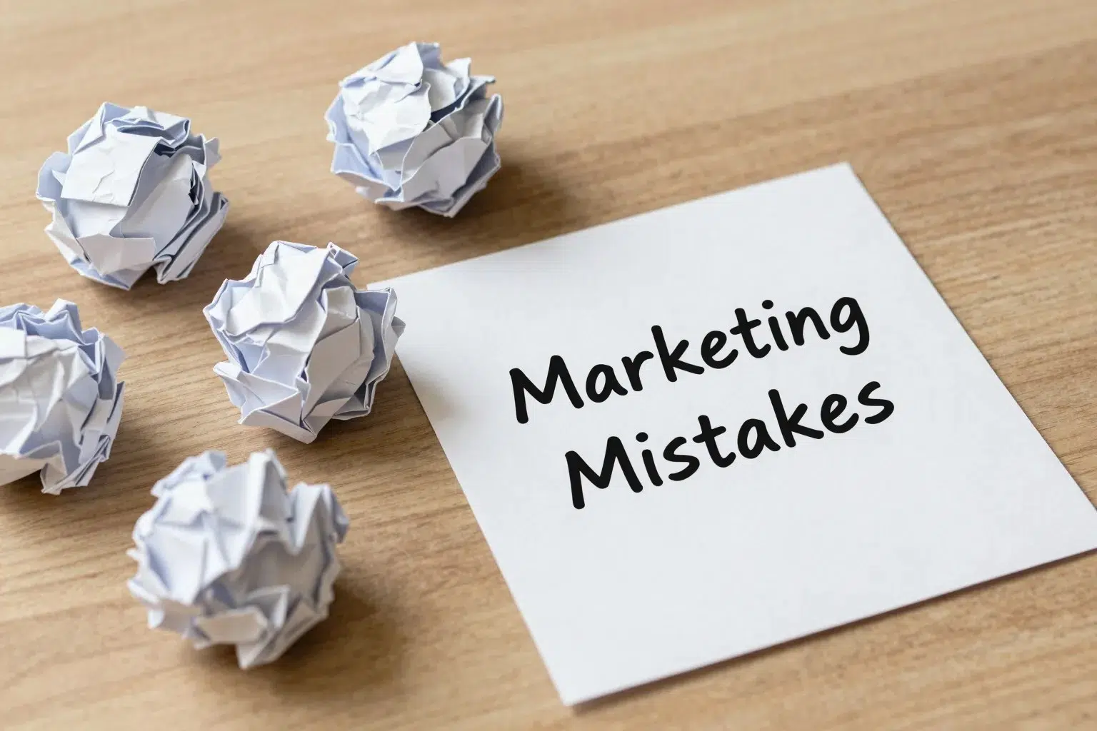 Größten Fehler im Marketing und Business